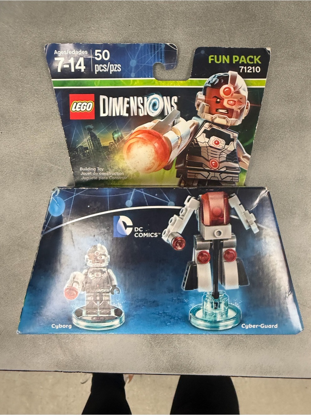 Lego Dimensions Cyborg Fun Pack - Blue, Red, Silver